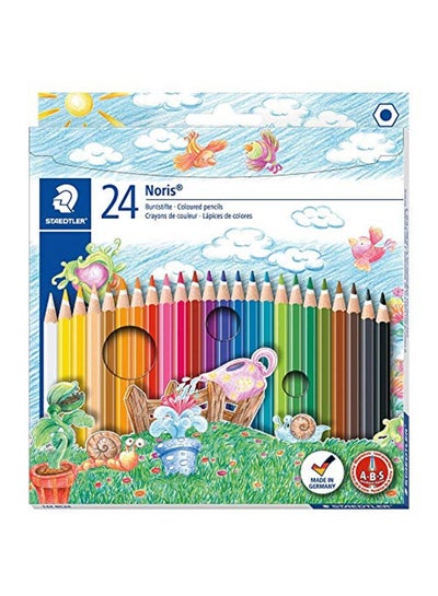 Buy 24-Piece Noris Colour Pencil Set Multicolour in UAE