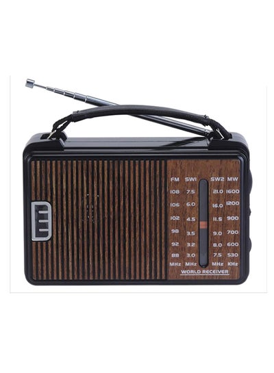 اشتري راديو بتصميم كلاسيكي محمول RX-608ACW بني في مصر