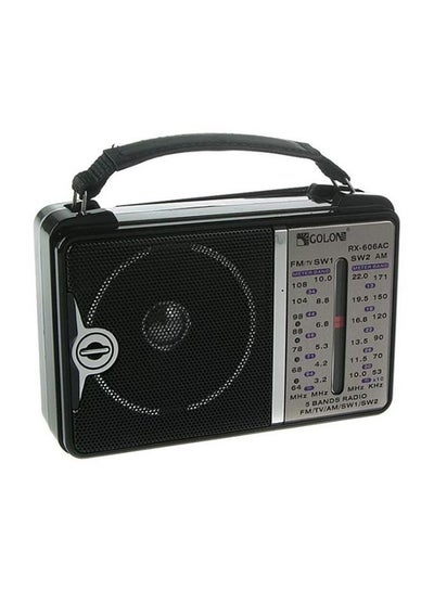 اشتري راديو بتصميم كلاسيكي محمول RX-606 أسود في مصر