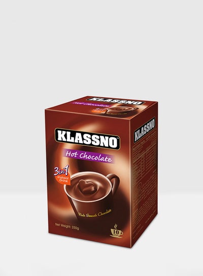 Buy 3-In-1 Instant Hot Chocolate Drink 250grams in UAE