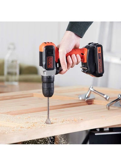 Buy 18V Lithium-ion Rechargeable Cordless Drill Driver Orange/Black in UAE