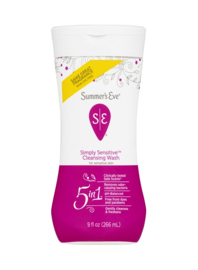 Buy 5-In-1 Simple Sensitive Cleansing Wash 266ml in UAE