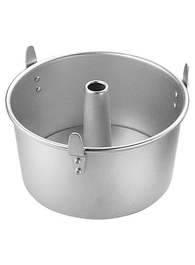 Buy Angel Food Cake Bakeware Pan Silver 10x4inch in UAE