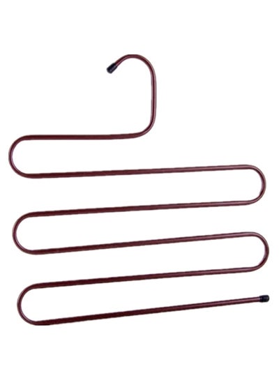 Buy S-Type Multi-Purpose Hanger Brown 35.3 x 35cm in Egypt