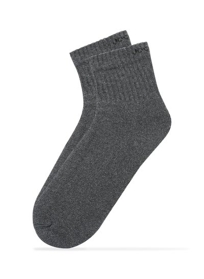 Buy Ankle Socks Charcoal Melange in UAE