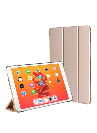 Buy Protective Flip Cover For Apple iPad (2019) 10.2-Inch Rose Gold in Saudi Arabia