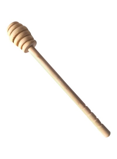 Buy Wooden Honey Dipper Stick Beige in UAE