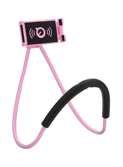 Buy Rotatable Mobile Phone Neck Mount Pink/Black in UAE