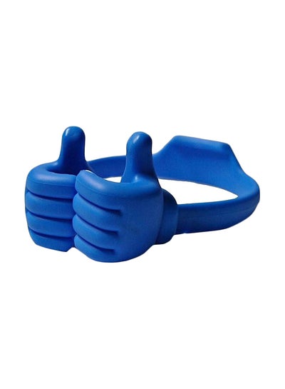 Buy Thumb Shaped Portable Universal Mobile Phone Holder Blue in Saudi Arabia