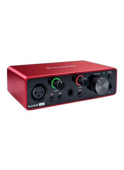 Buy Scarlett Solo 3rd Gen USB Audio Interface With Pro Tools Red/Black in UAE