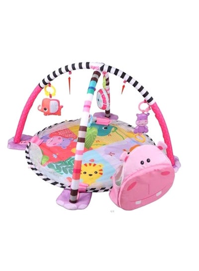 Buy Baby Play Mat Activity Gym For Infants-Pink 47.5x76x59cm in UAE