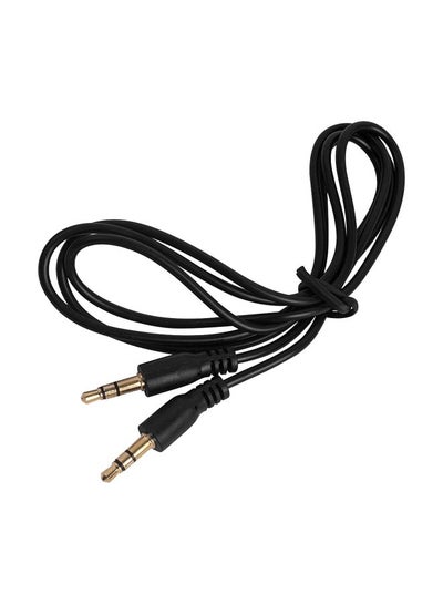 Buy Aux To Aux Connector Audio Cable Black in Egypt
