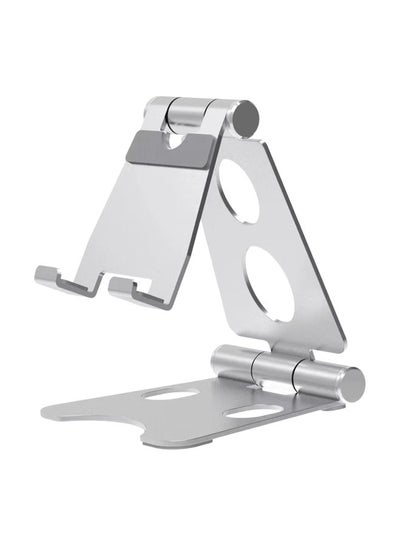 Buy Adjustable Mobile And Tablet Mount Silver in Saudi Arabia