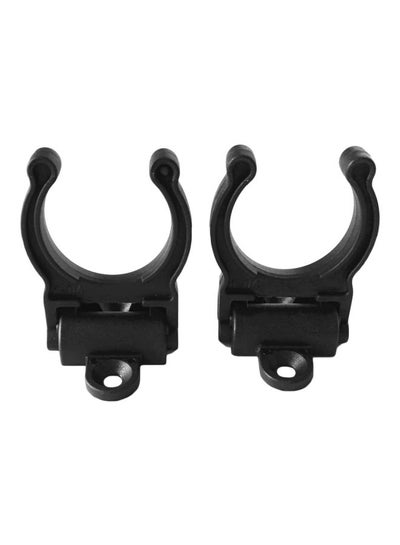 Buy 2-Piece Kayak Canoe Paddle Holder Clip Set 3.5x5cm in UAE