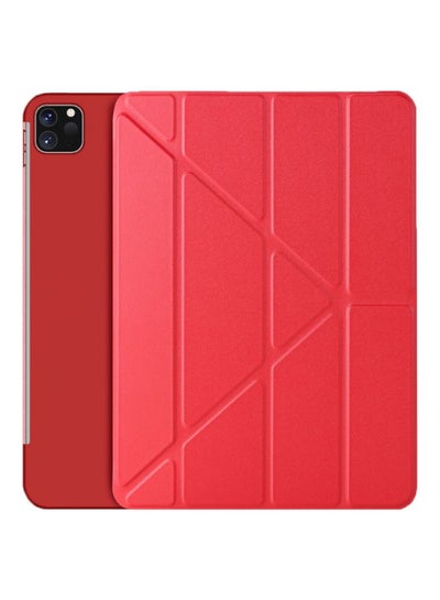 Buy Protective Flip Case Cover For Apple iPad Pro 11-Inch Red in Saudi Arabia
