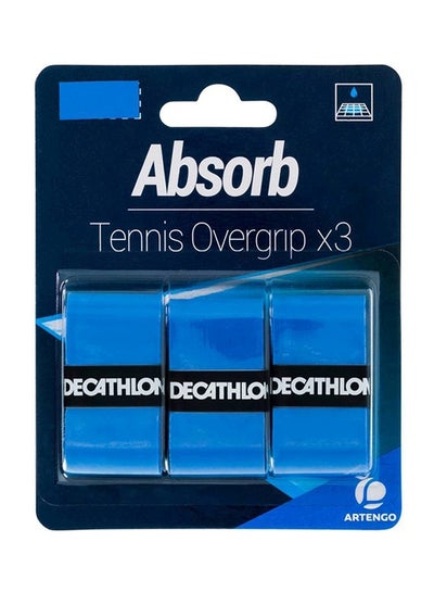 اشتري 3-Piece Absorb Tennis Overgrip Set 120x0.7x2.5cm في مصر