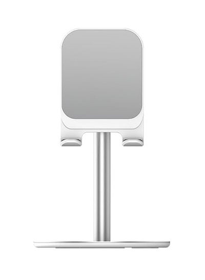 Buy Desktop Mobile Phone Holder White/Silver/Grey in UAE