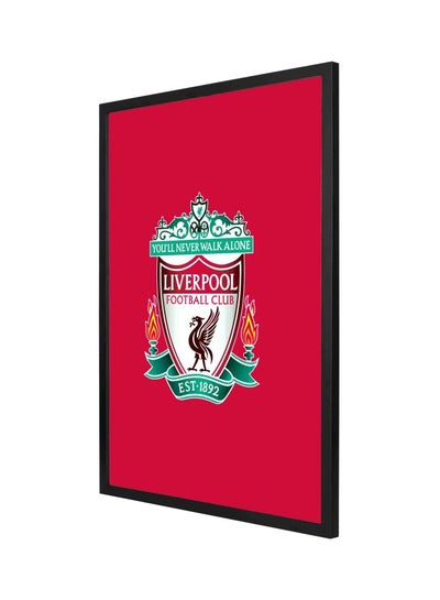 Buy Liverpool Decorative Framed Wall Painting Red/White/Green 53x73cm in Saudi Arabia