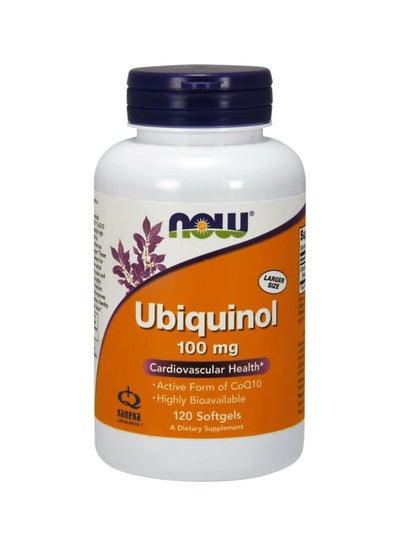 Buy Ubiquinol 100 mg Dietary Supplement - 120 Softgels in UAE