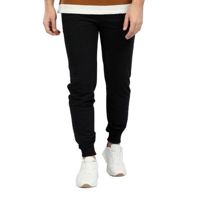 Buy Mid Rise Cotton Sweatpants Black in Egypt