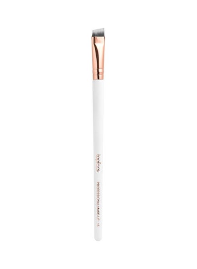 Buy Professional Angled Brow Brush White/Rose Gold/Grey in UAE