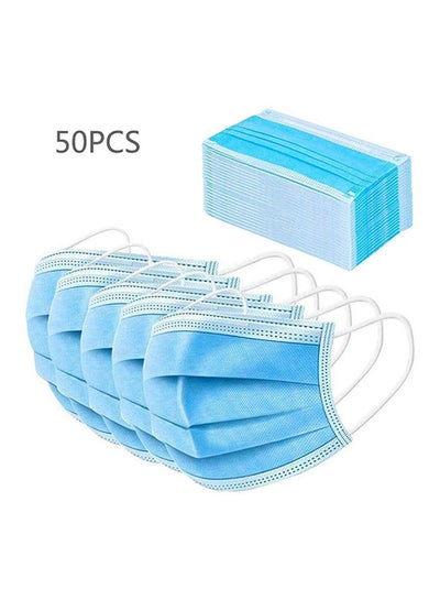 Buy 50-Piece 3 Layers Disposable Face Mask in Egypt