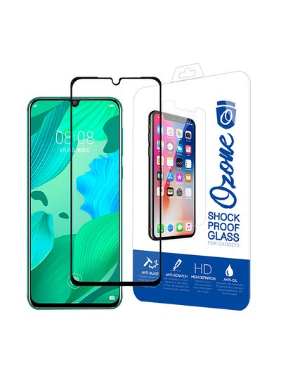 Buy Tempered Glass Screen Protector For Huawei Nova 5/Nova 5 Pro Black/Clear in UAE