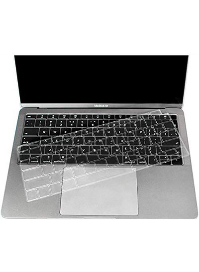 Buy Keyboard Cover Skin Apple MacBook Air 13-Inch Clear in UAE