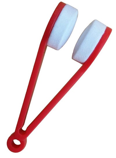 Buy Microfiber Eye Glass Wiper Red 9x3x3centimeter in Saudi Arabia