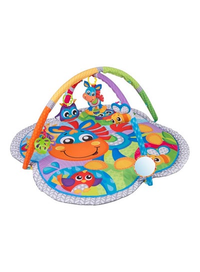 Buy 3-In-1 Grow N' Play Clip Clop Musical Activity Gym Mat 65x54x58centimeter in UAE