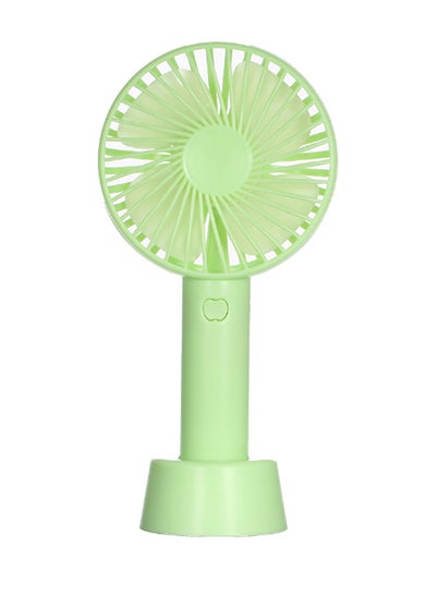 Buy Portable Three Speed Setting USB Mini Handheld Fan With Stand Cradle H21793GR Green in Egypt