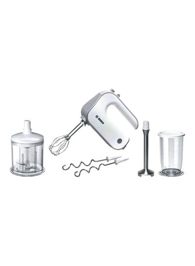 Buy Hand Mixer With Chopper Set 500.0 W MFQ4080 White in Egypt