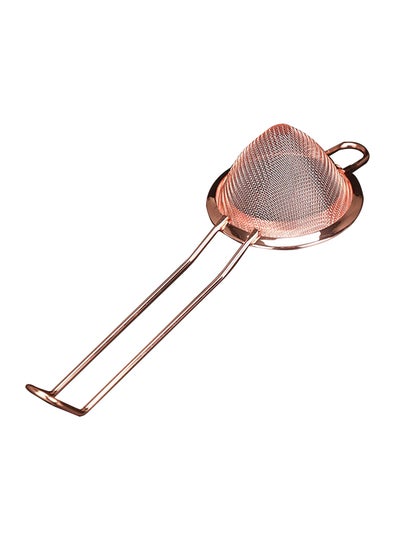Buy 2-Piece High-Grade Stainless Steel Strainer Rose Gold 23 x 8 x 5cm in UAE