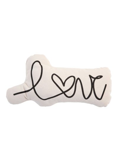 اشتري Letter Love Canvas Fabric Cushion For Decoration في الامارات