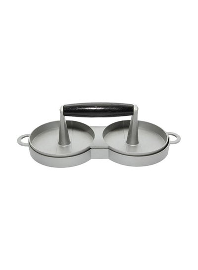 Buy Stainless Steel Burger Maker Grey/Black 12x5x4inch in Egypt