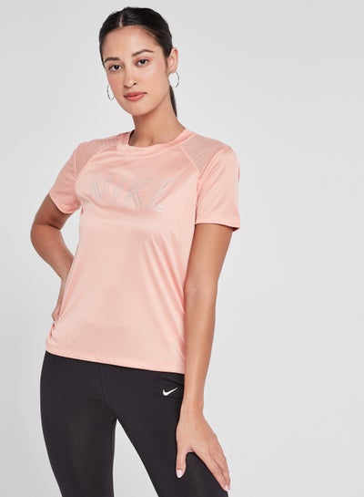 Buy Dri-FIT Miler T-Shirt Pink in Egypt