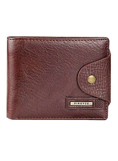 Buy Vintage Hasp Open Wallet Brown in Saudi Arabia