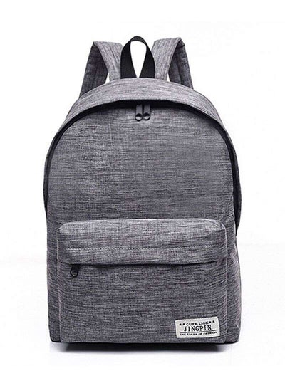 Buy Adjustable Straps Backpack Grey in Saudi Arabia