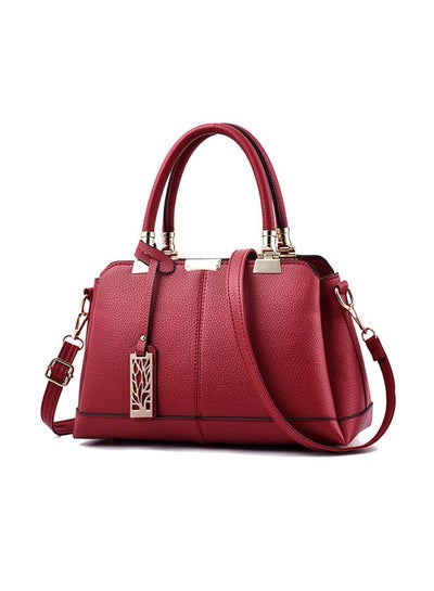 Buy Designer Shoulder Bag Wine Red in Saudi Arabia