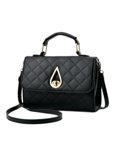 Buy PU Satchel Bag Black in UAE