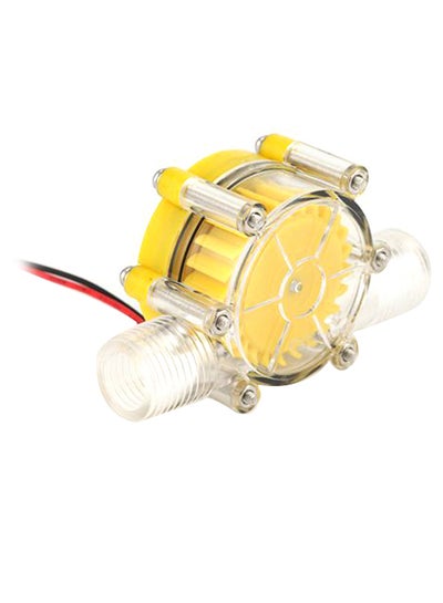 Buy Micro Hydro Tap Stable Waterflow Pump Charge Generator Yellow/Clear in Saudi Arabia