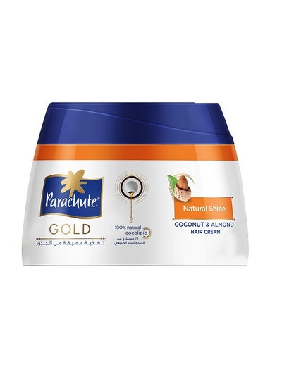Buy Gold Natural Shine Coconut And Almond Hair Cream 140ml in Saudi Arabia