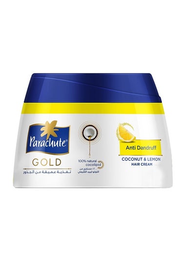 Buy Gold Anti Dandruff Coconut And Lemon Hair Cream 140ml in Saudi Arabia