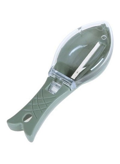 Buy Fish Scale Cleaning Peeler Grey/Clear 160x50mm in Saudi Arabia