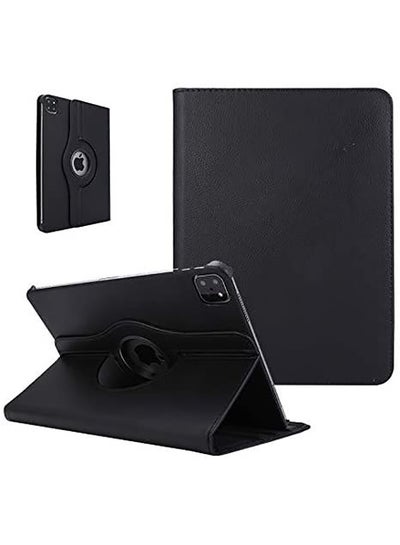 Buy 360 Degree Rotating PU Leather Flip Case Cover For Apple iPad Pro 11" 2020 Black in Saudi Arabia