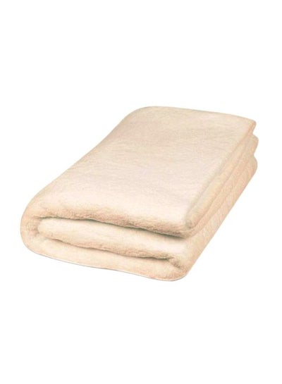 Buy Super Soft Stylish Blanket polyester Cream L in UAE