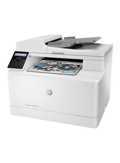 Buy Color LaserJet Pro MFP M183fw (7KW56A) Print/Scan/Cop LAN WiFi White/Black in Saudi Arabia