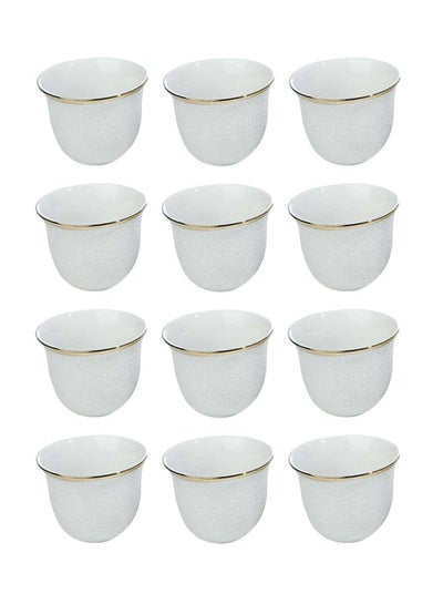 Buy 12-Piece Ceramic Coffee Cup in Saudi Arabia