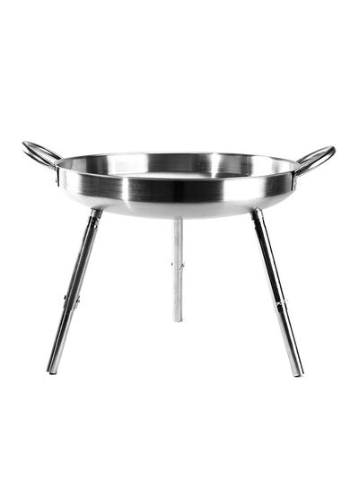 Buy Stainless Steel Dish With Leg 20 x 50 x 10centimeter in Saudi Arabia