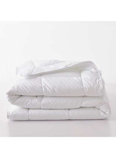 Buy Soft Solid King Size Duvet Microfiber White in Saudi Arabia